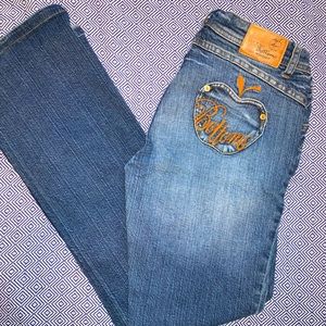 APPLE 🍎 BOTTOM JEANS - almost vintage in excellent condition